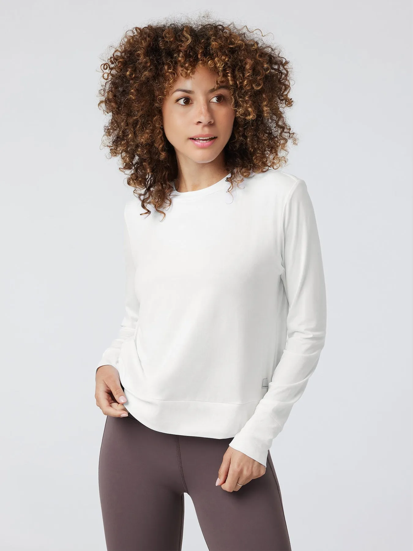 Velou Long Sleeve Crew Tee sold by Fioboc product image thumbnail 5