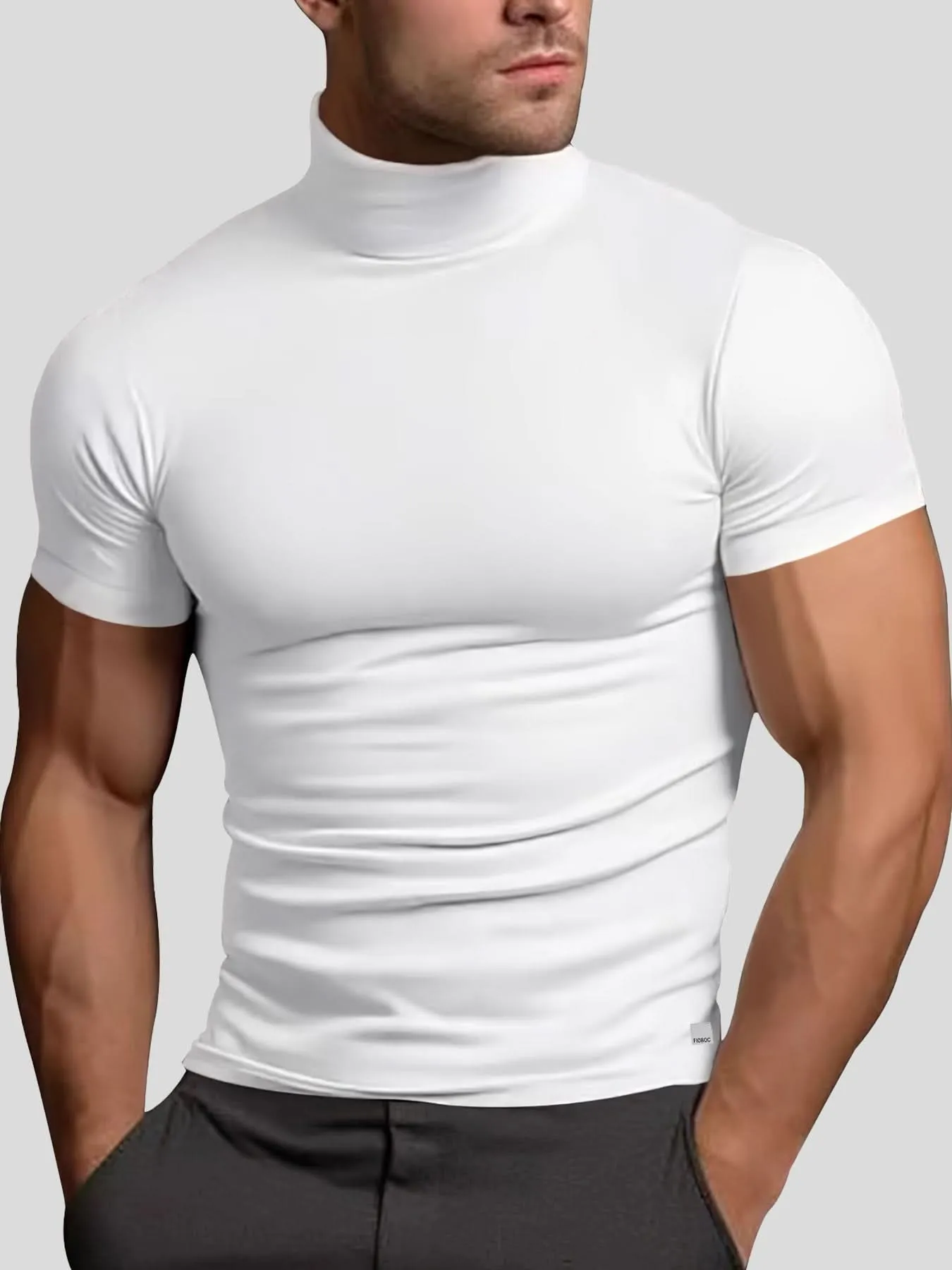 Staycool 2.0 Mock Neck Tee sold by Fioboc