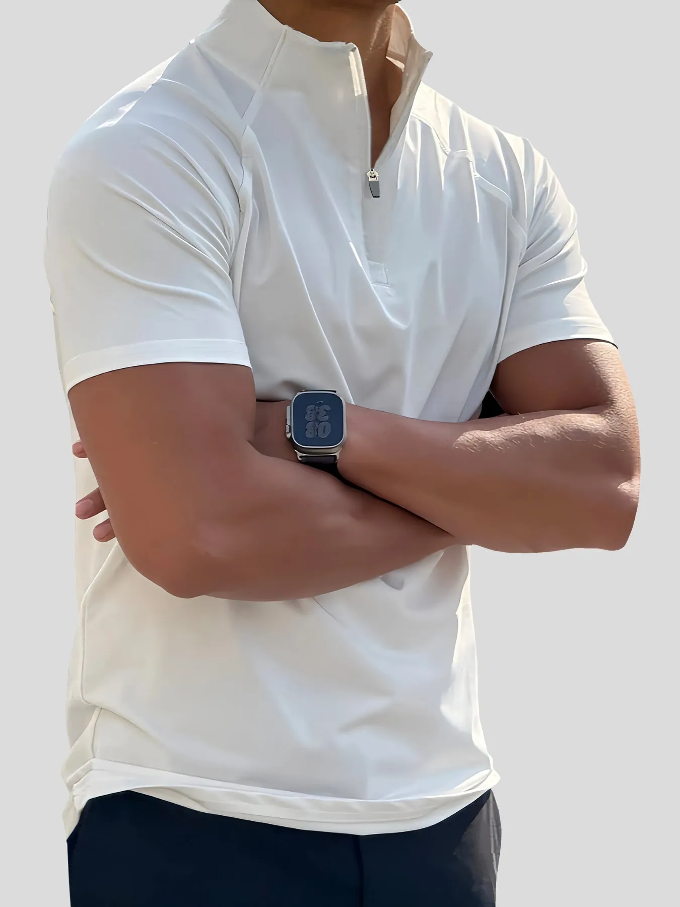 PerformancePro Half Zip Raglan Tee sold by Fioboc product image thumbnail 2