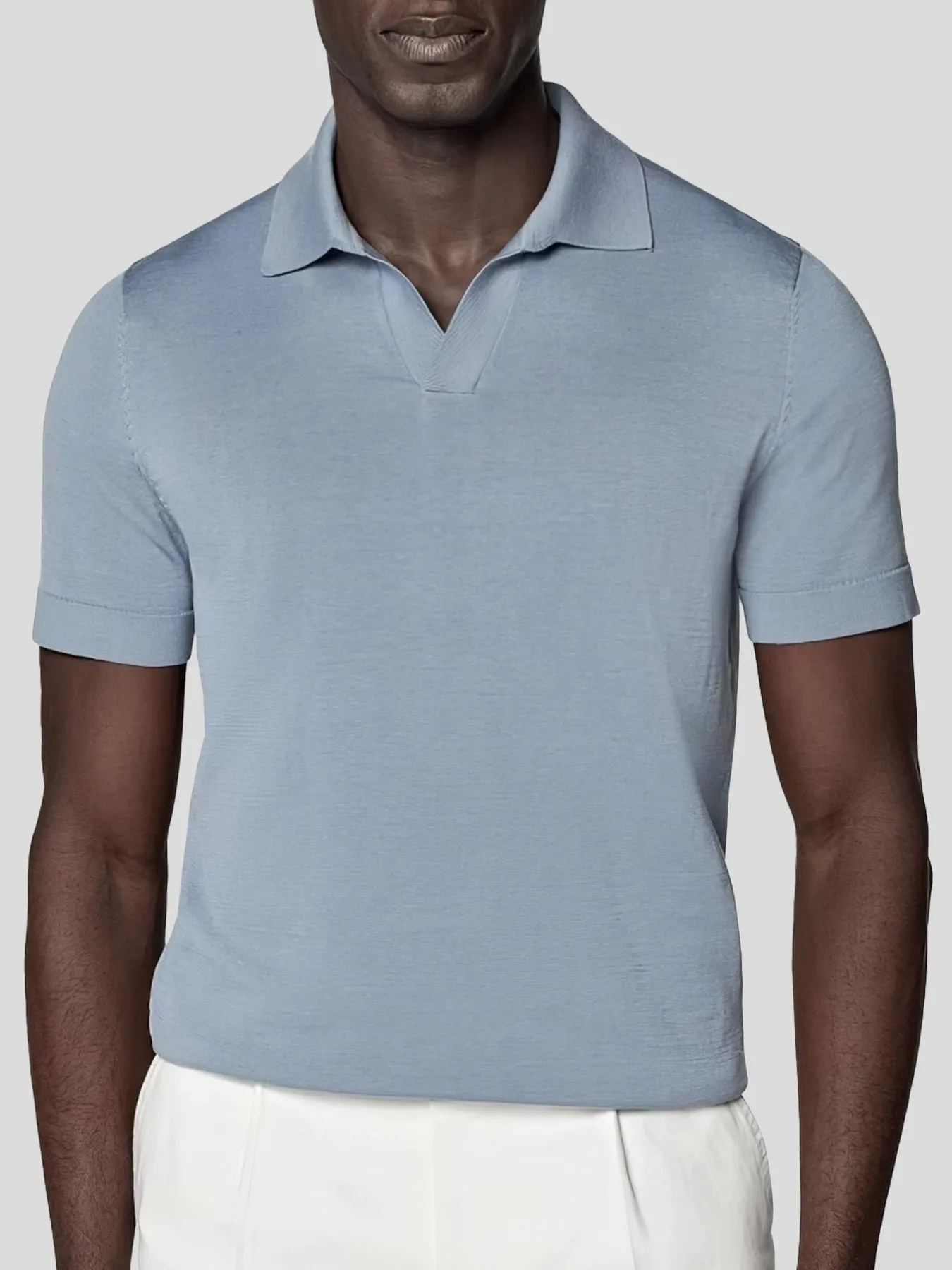 Gentleknit Short Sleeve Knit Polo Shirt sold by Fioboc product image thumbnail 2