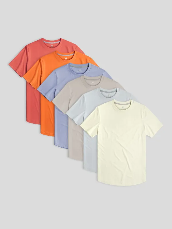 Staycool 2.0 Slim Fit Tee Multicolor 6-pack: New Colors sold by Fioboc