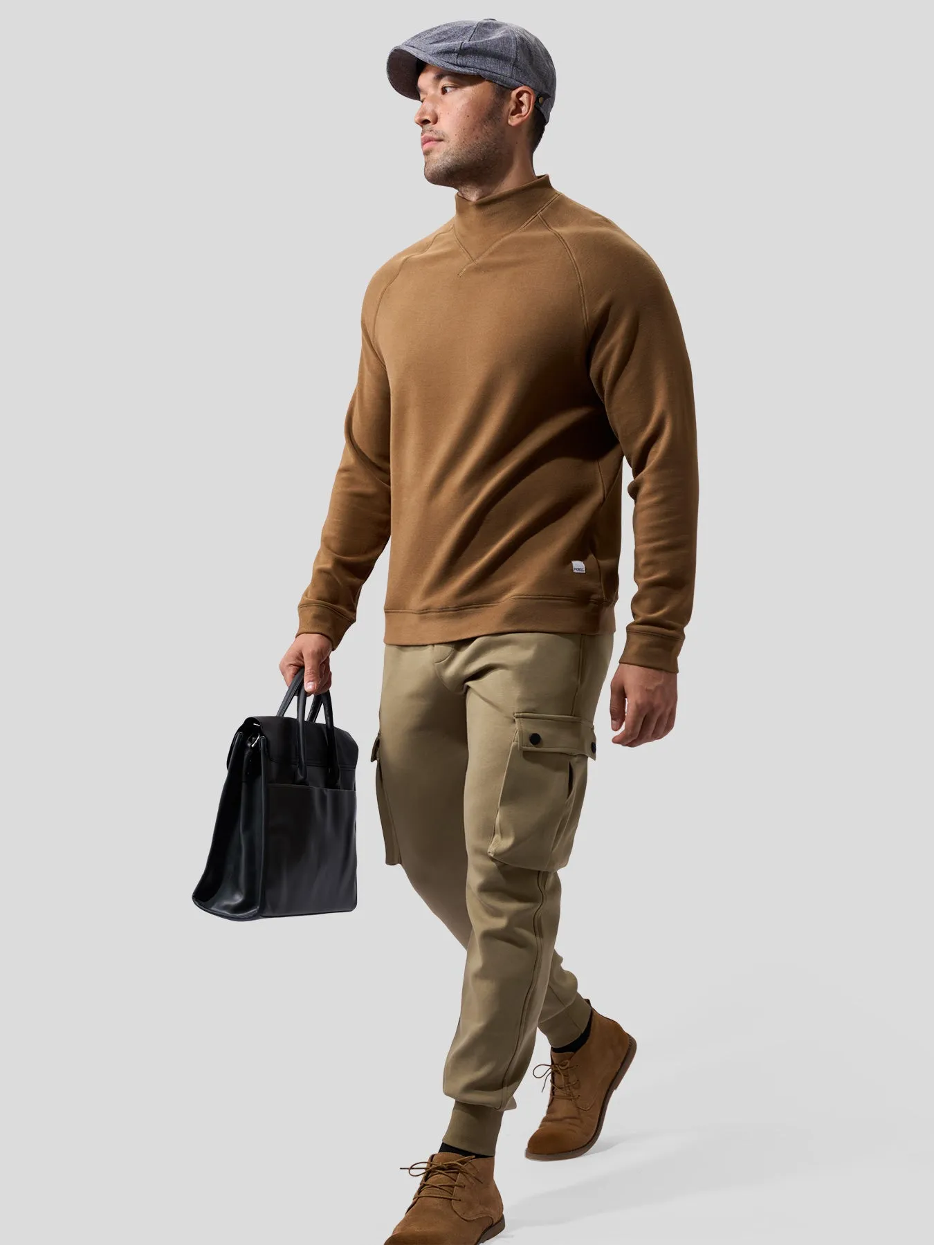 Thermo Fleece Mock Neck Sweatshirt sold by Fioboc product image thumbnail 4
