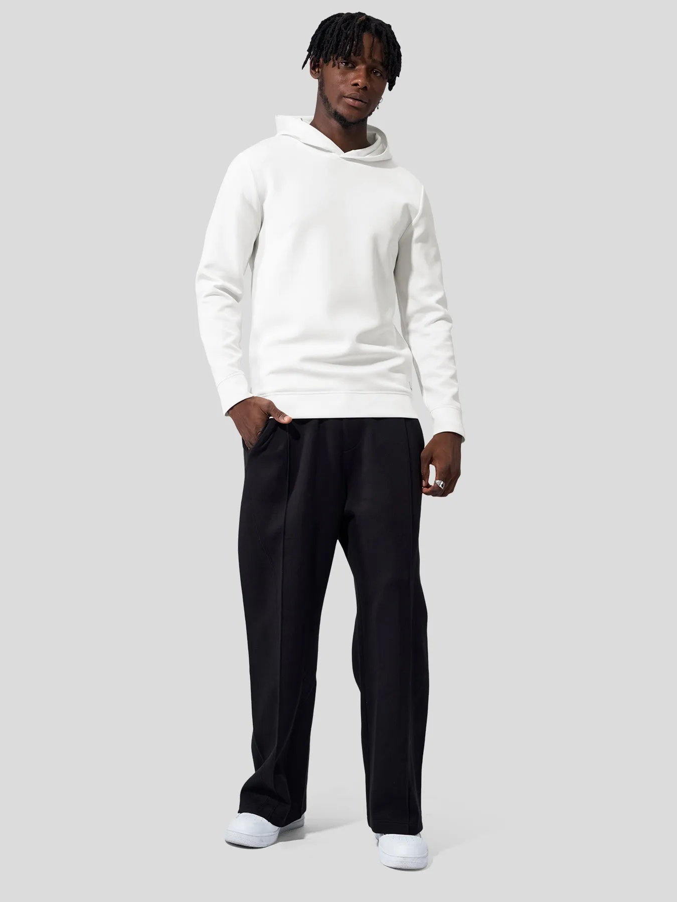 Modal Blend Long Sleeve Hoodie sold by Fioboc product image thumbnail 4