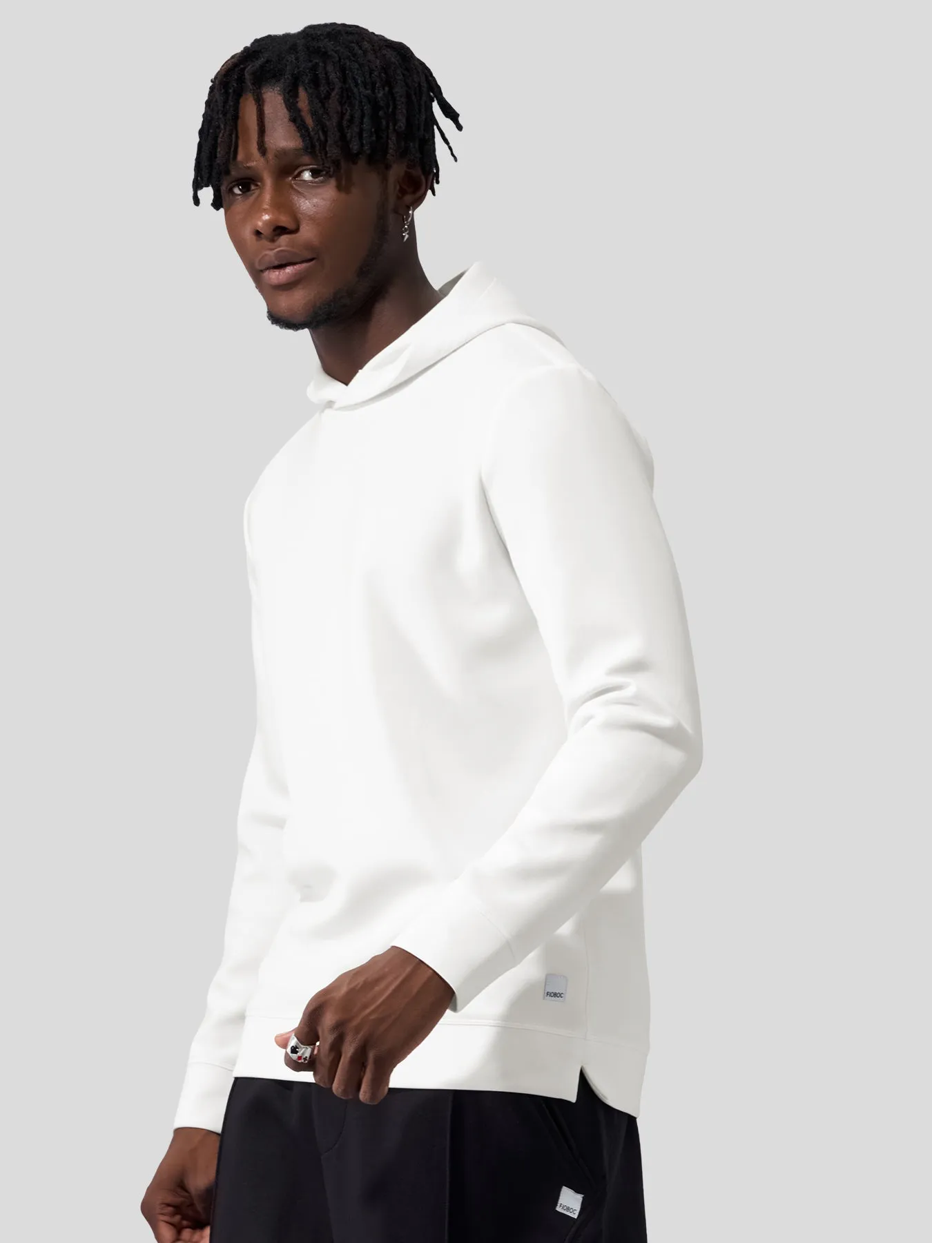 Modal Blend Long Sleeve Hoodie sold by Fioboc