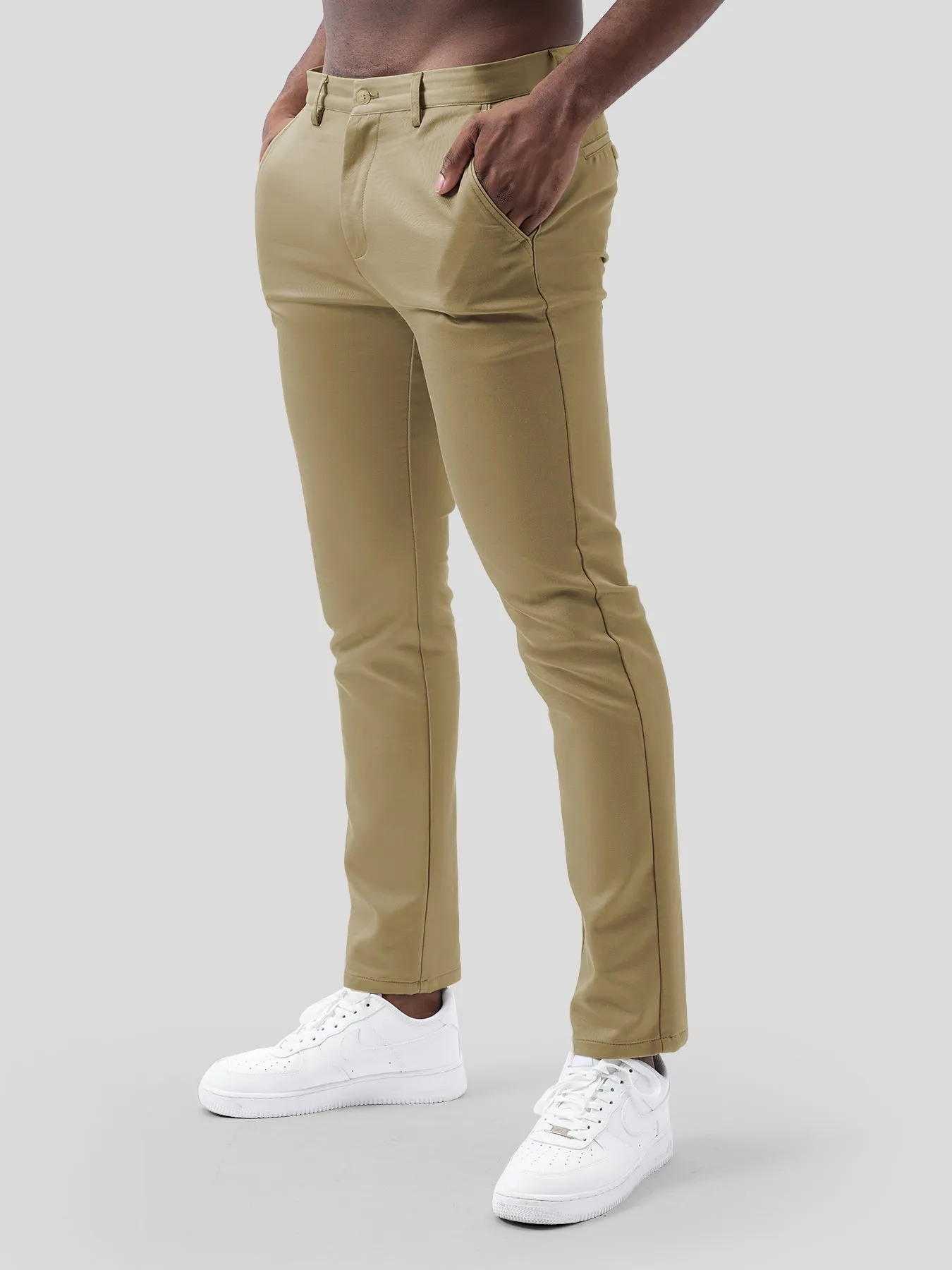 Cotton Sateen Chino Pants Stretch Work Travel sold by Fioboc product image thumbnail 4