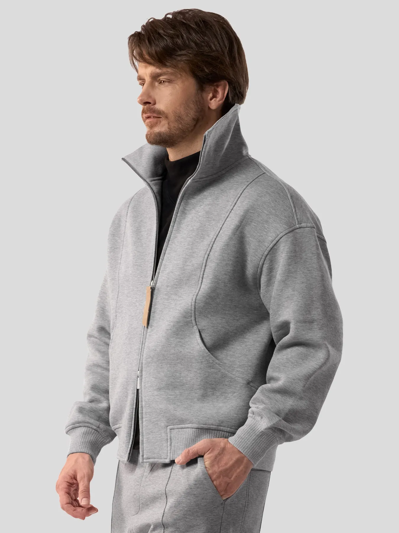 Cozyspacer DualZip High Collar Jacket sold by Fioboc product image thumbnail 3