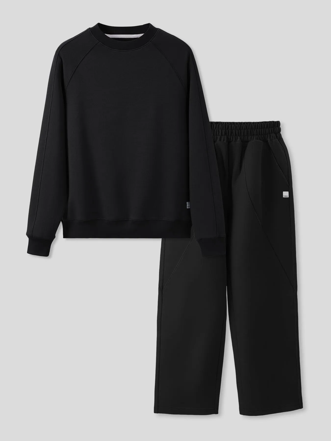Cozyspacer Essential Sweatshirt And Wide Leg Pants Set sold by Fioboc product image thumbnail 2