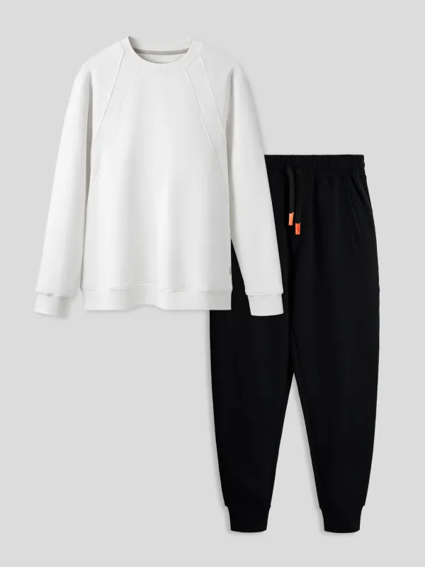 Weekend Performance Sweatshirt And Jogger Set sold by Fioboc