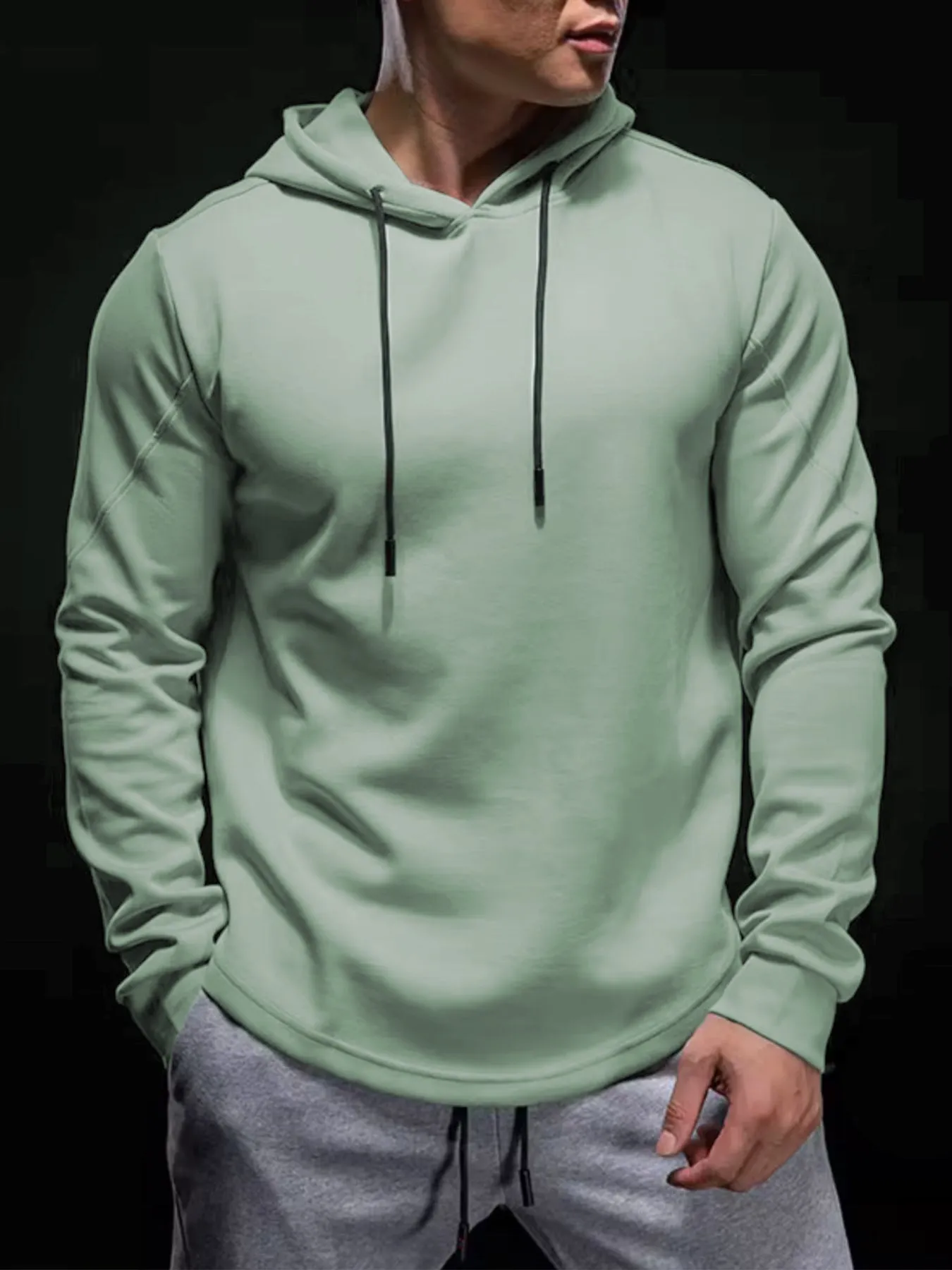 Cozyspacer Curve Hem Hoodie And Jogger Set sold by Fioboc product image thumbnail 2