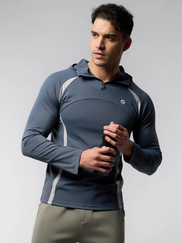 SmoothBlend Half Zip Aero Shield Mask Hoodie sold by Fioboc