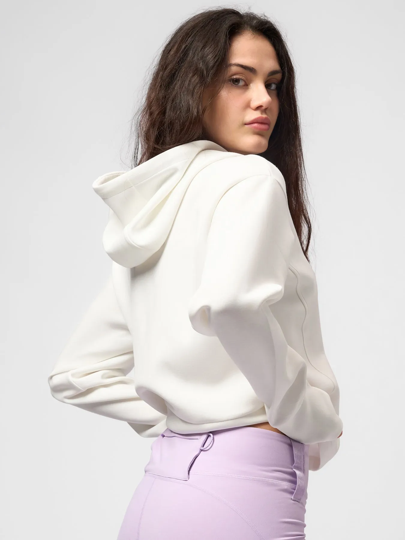 Modal Blend Panel Hoodie with Thumbholes sold by Fioboc product image thumbnail 2