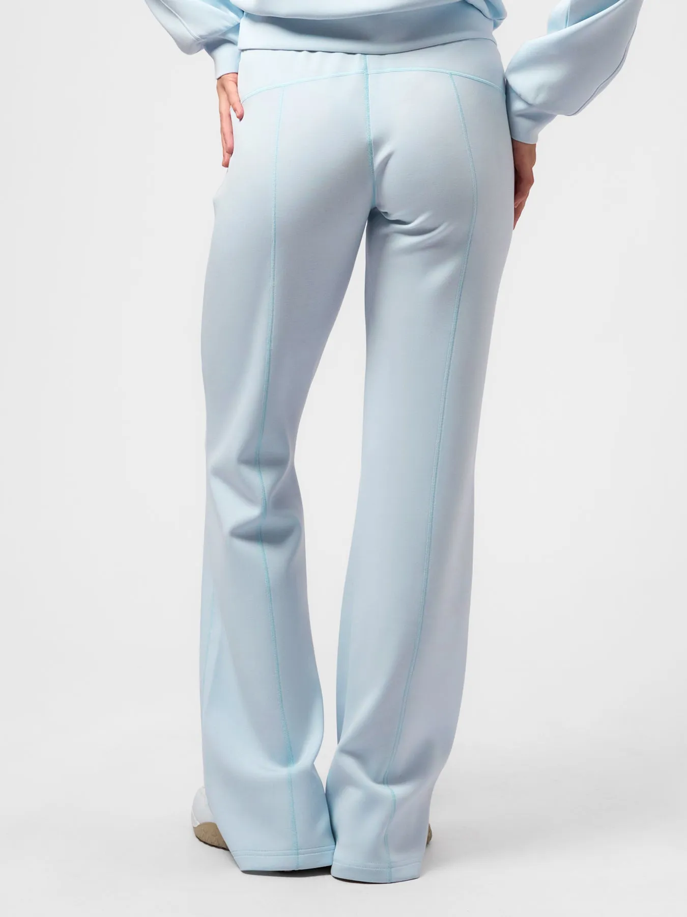 Modal Blend Drawstring Flare Pants sold by Fioboc product image thumbnail 2