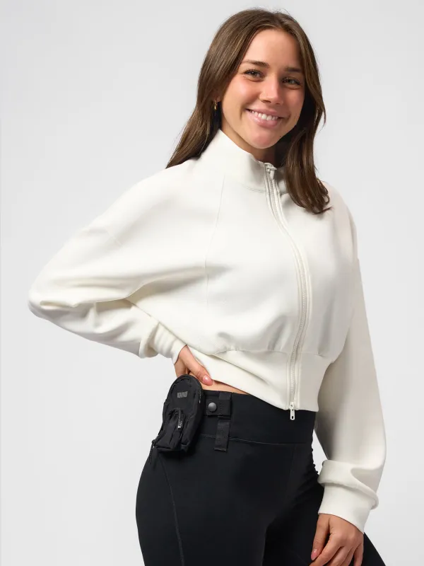 Modal Blend Double Zip Long Sleeve Tee sold by Fioboc