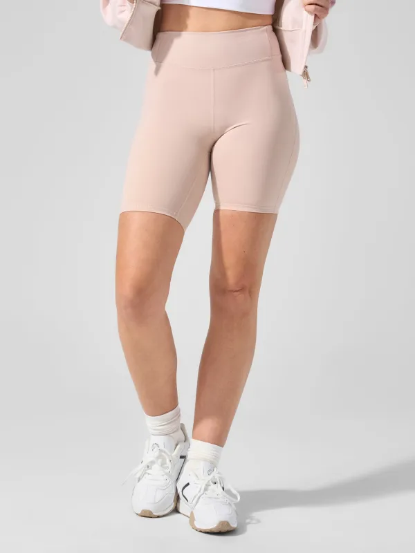 Smoothblend Tummy Control Shaping High-Waisted Short Leggings with Zip Pocket sold by Fioboc