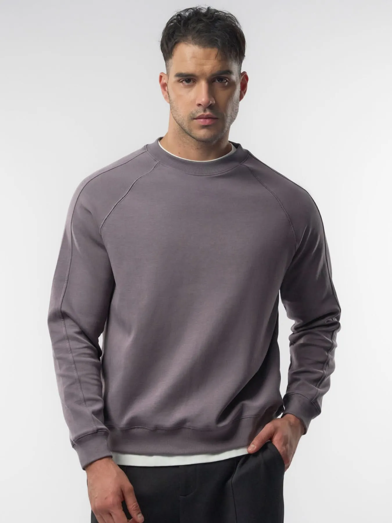 Cozyspacer Essential Sweatshirt And Wide Leg Pants Set sold by Fioboc product image thumbnail 2