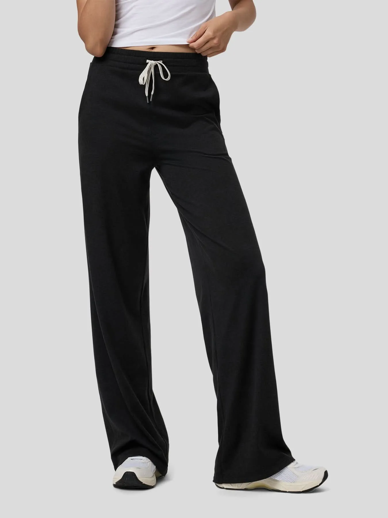 Women Velou Long Sleeve Tee and Wide Leg Pant Set sold by Fioboc product image thumbnail 5