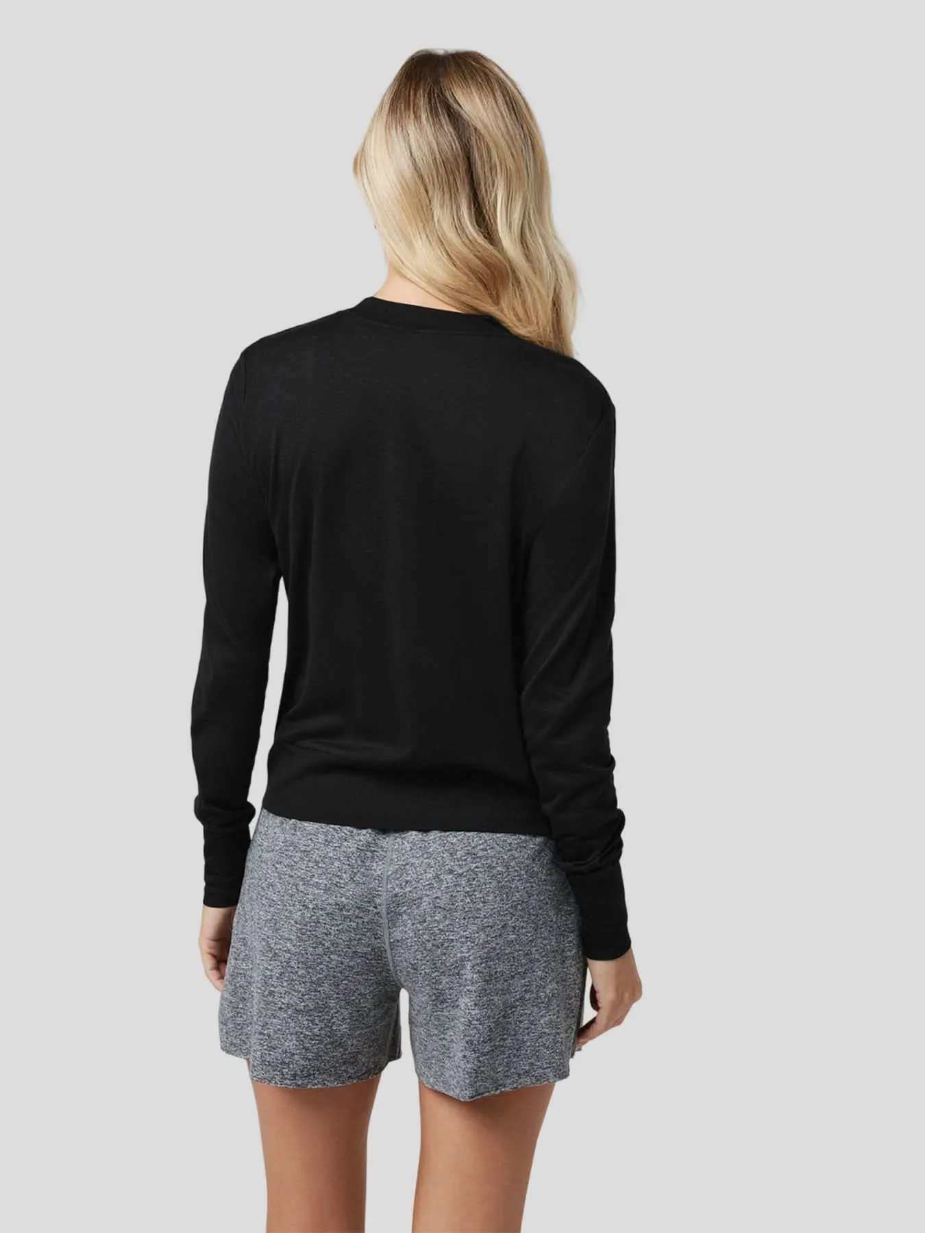 Women Velou Long Sleeve Tee and Wide Leg Pant Set sold by Fioboc product image thumbnail 3