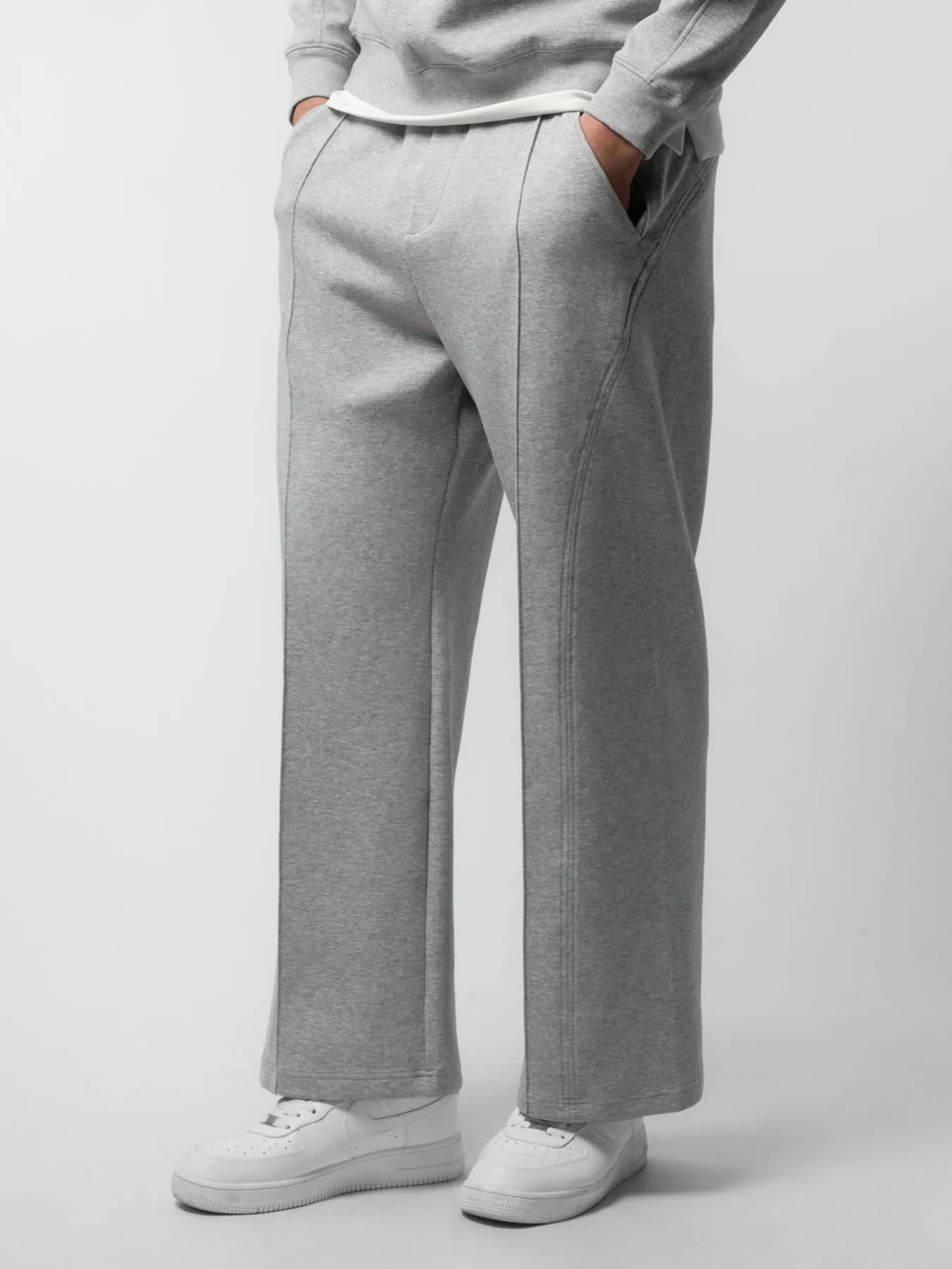 Modal Blend Short Sleeve Tee And Cozyapscer Straight Leg Pant Set sold by Fioboc product image thumbnail 5
