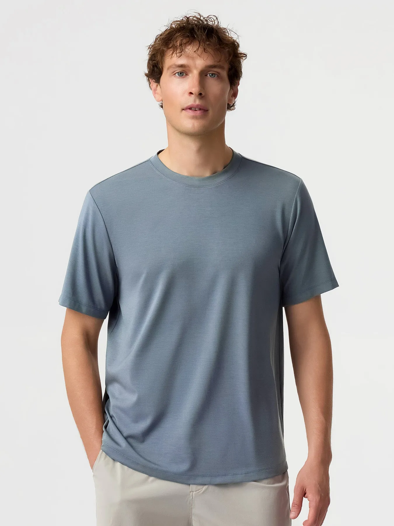 Modal Air Crew Neck Tee sold by Fioboc product image thumbnail 2