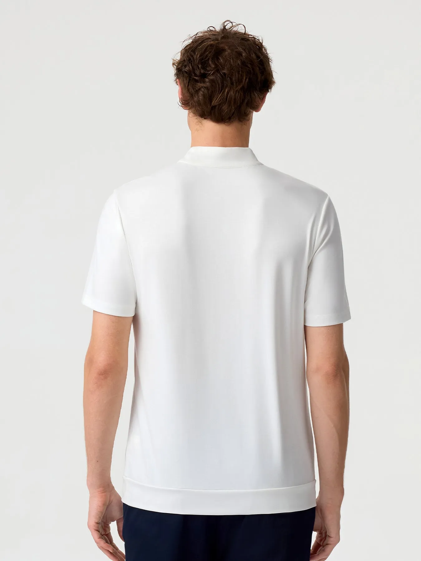 Modal Air Half-Zip Short Sleeve Tee sold by Fioboc product image thumbnail 2