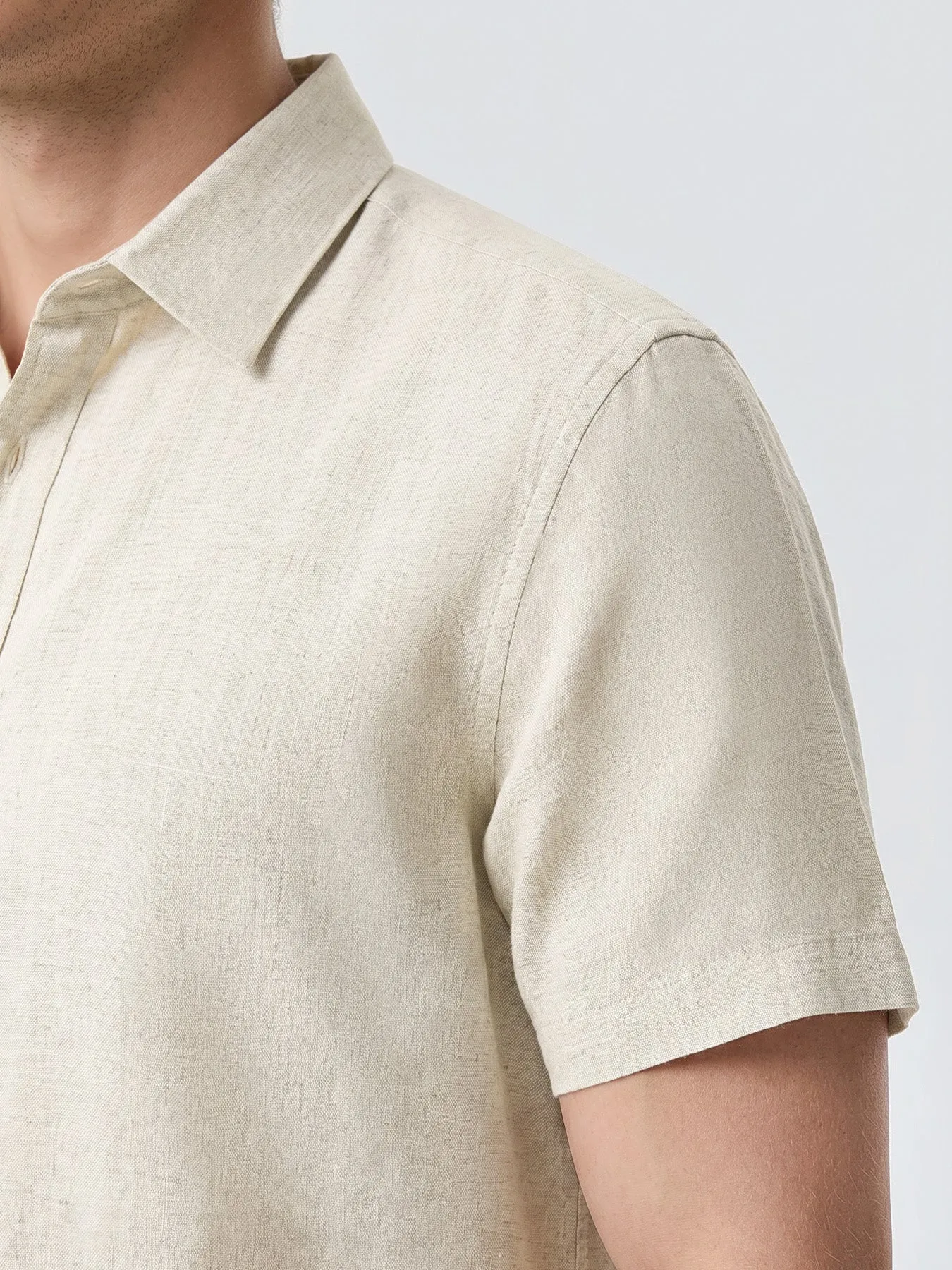 Leisure Linen Polo Shirt sold by Fioboc product image thumbnail 3