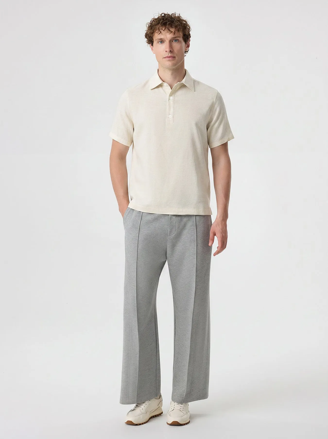 Leisure Linen Polo Shirt sold by Fioboc product image thumbnail 4