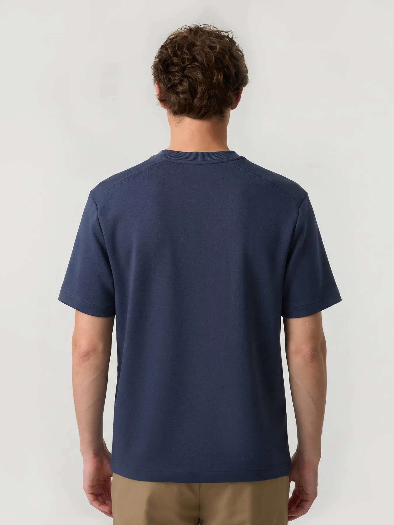 Weekend Performance Structured Crewneck Tee sold by Fioboc product image thumbnail 3
