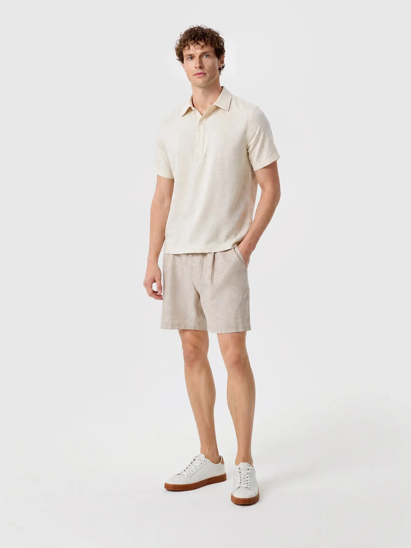 Leisure Linen Shorts 8" sold by Fioboc product image thumbnail 5