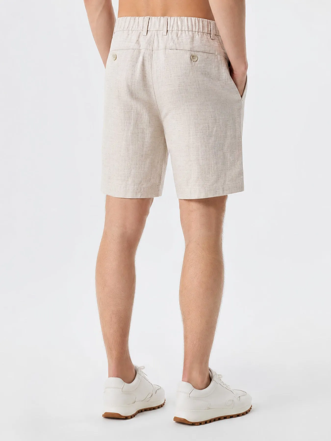 Leisure Linen Shorts 8" sold by Fioboc product image thumbnail 2