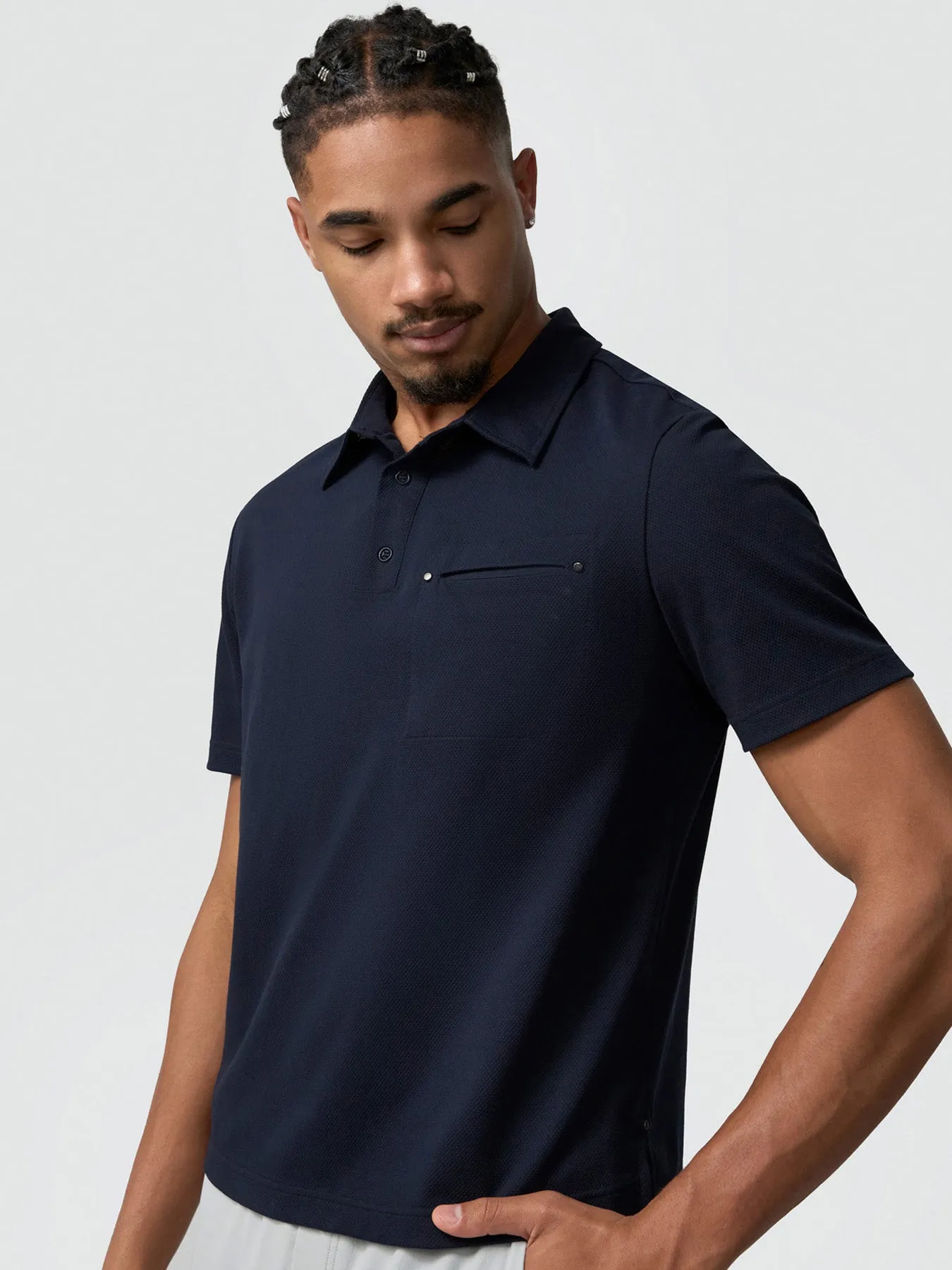 Weekend Piqué Pocket Polo sold by Fioboc