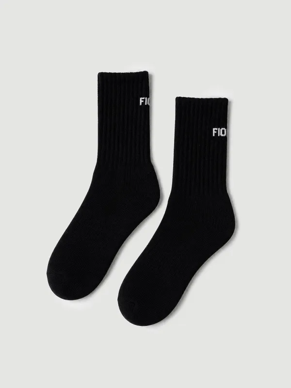 Everyday Tall Crew Sock made by Fioboc