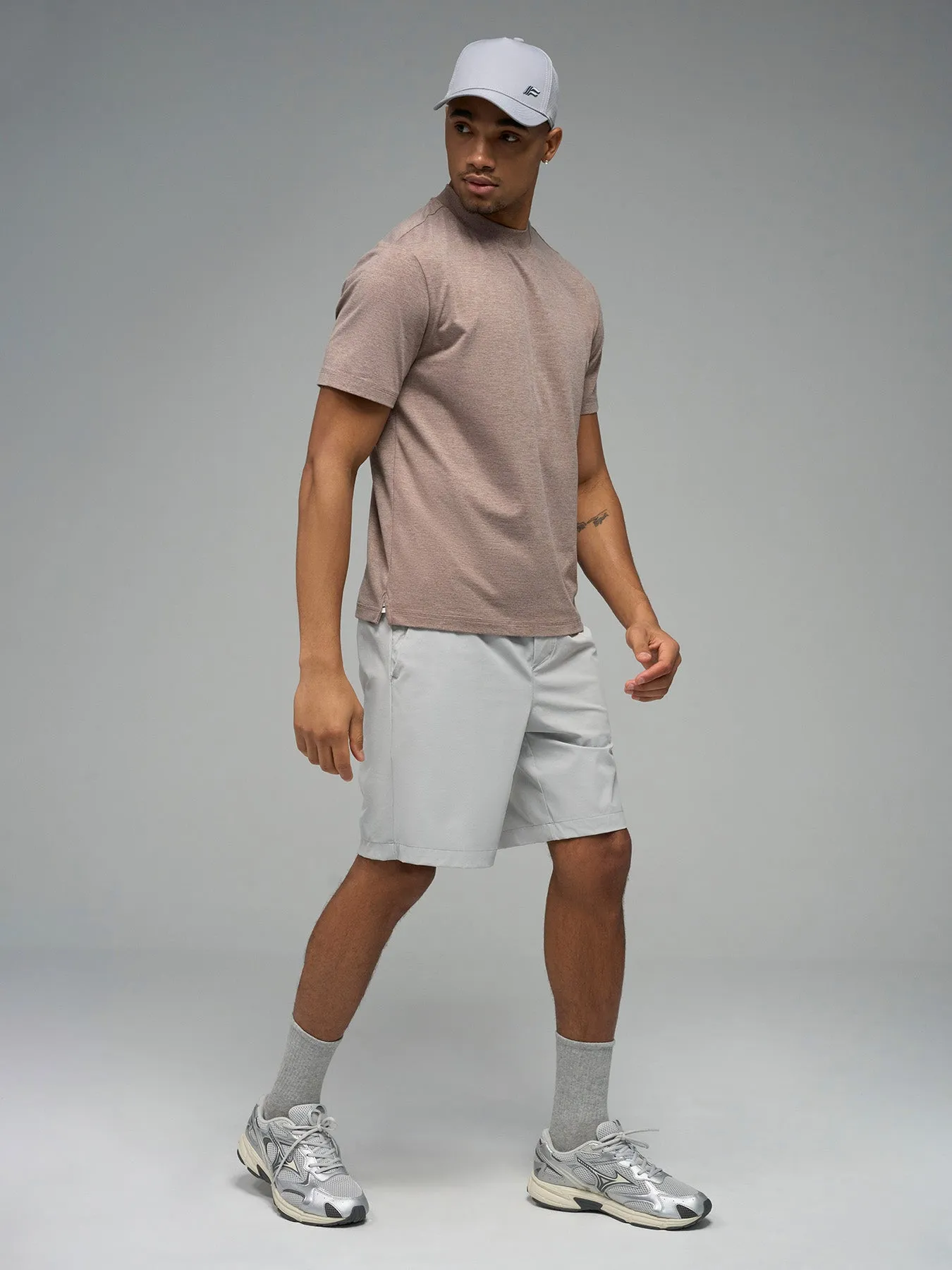 Velou Daily Ribbed Crewneck Split-Hem Tee sold by Fioboc product image thumbnail 5