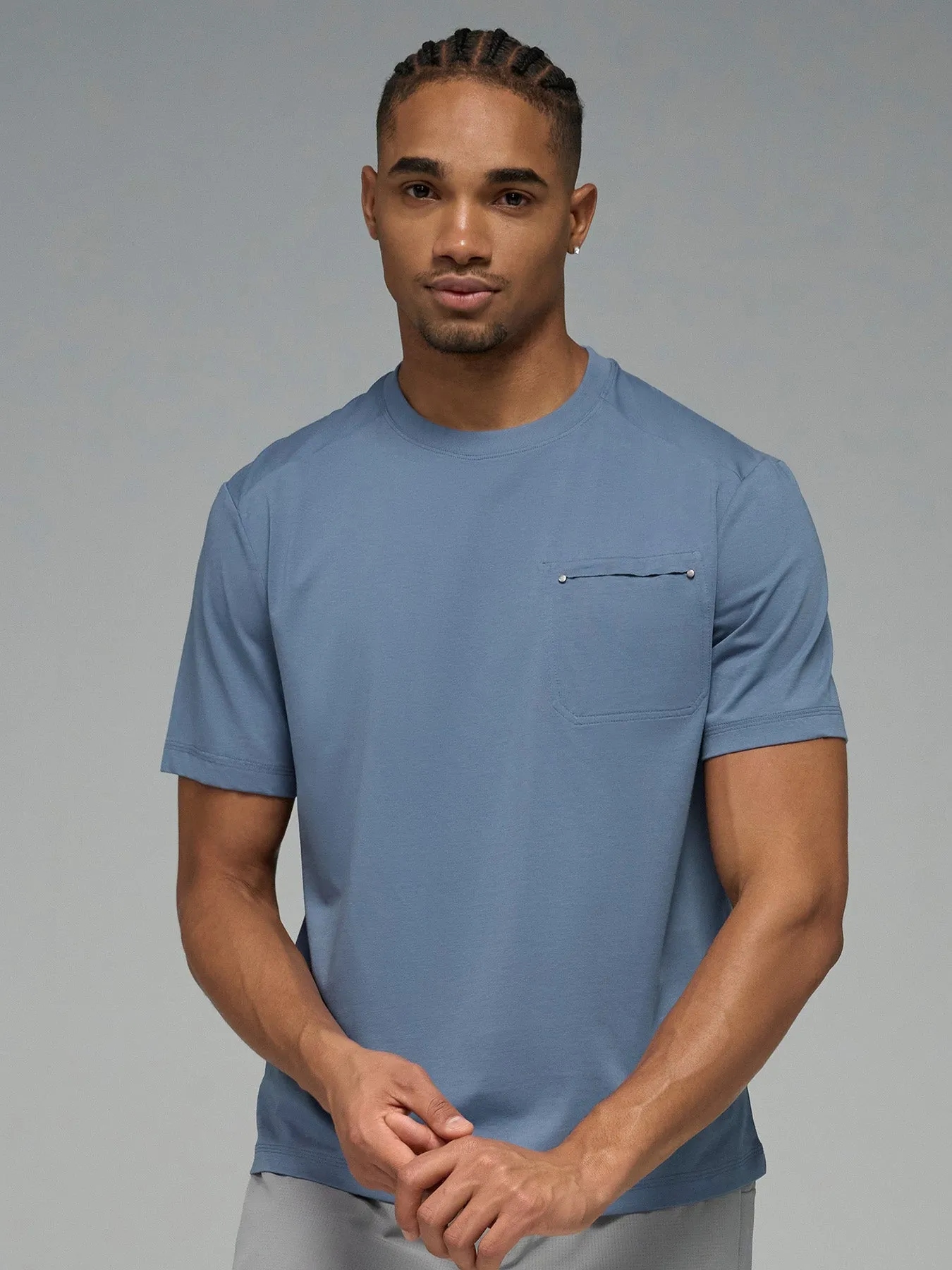 StayCool 2.0 Casual Crewneck Pocket Tee sold by Fioboc product image thumbnail 3
