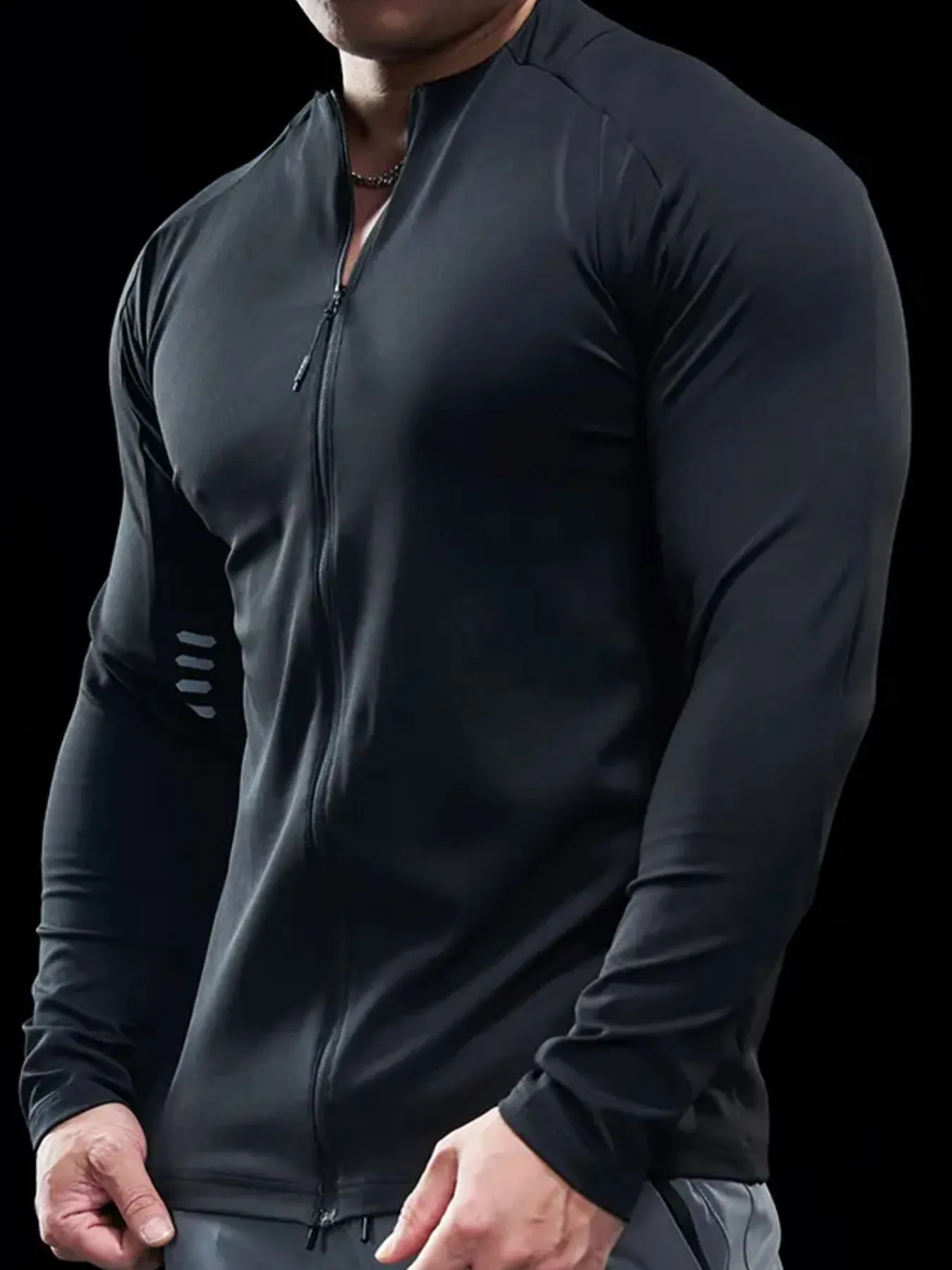 SmoothBlend Quick Dry Sports Fitness Jacket sold by Fioboc product image thumbnail 3