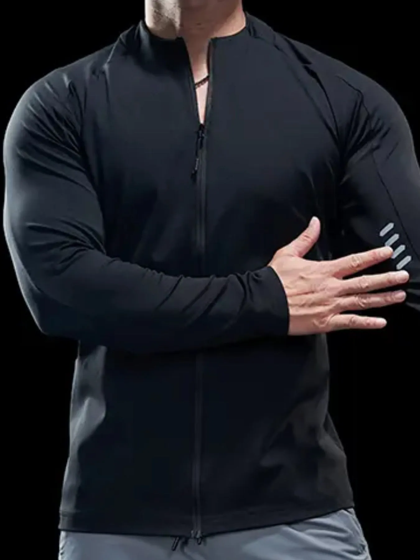 SmoothBlend Quick Dry Sports Fitness Jacket sold by Fioboc product image thumbnail 4