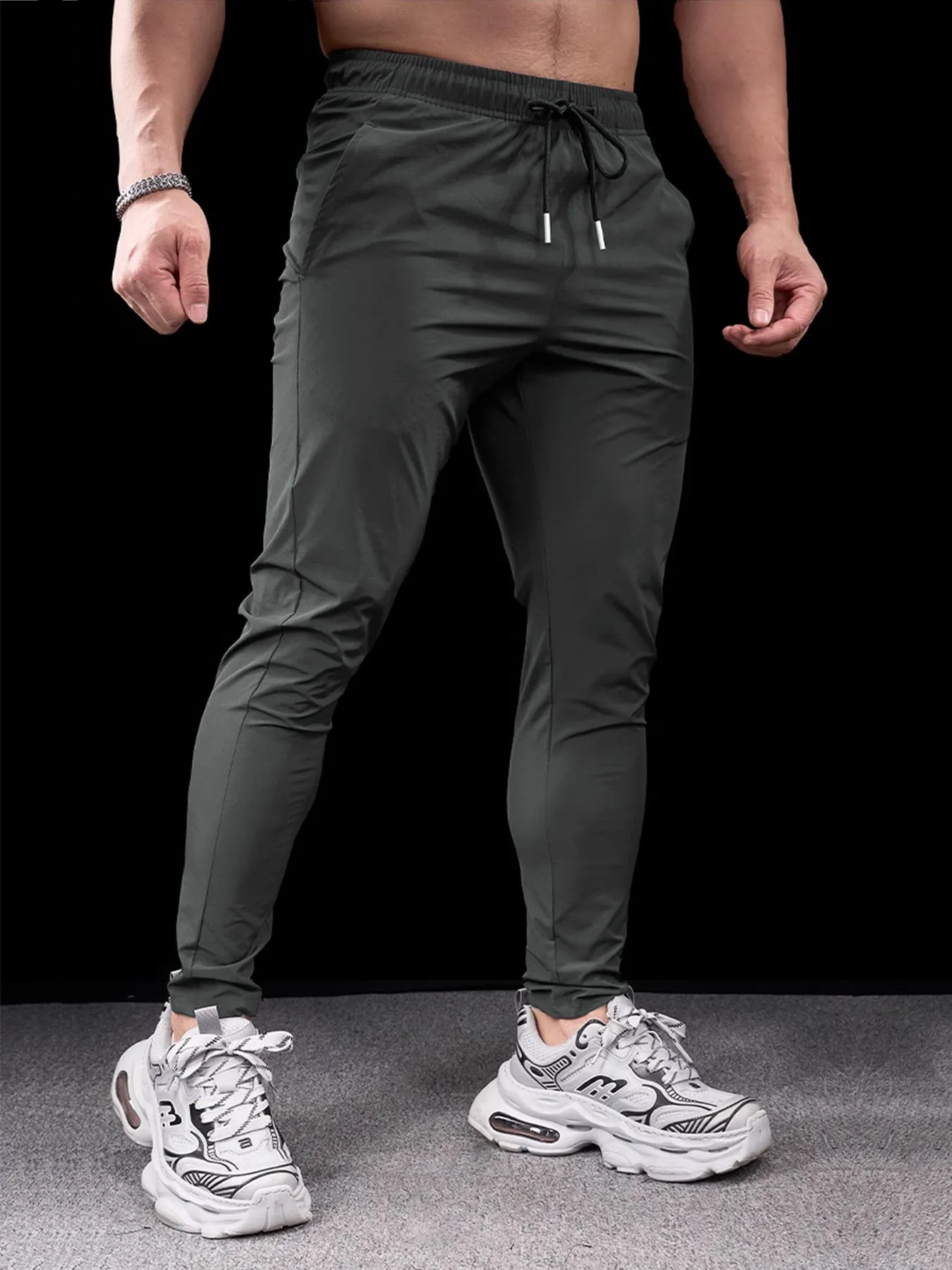 ChillLux Quick-Dry Cropped Jogger sold by Fioboc product image thumbnail 2