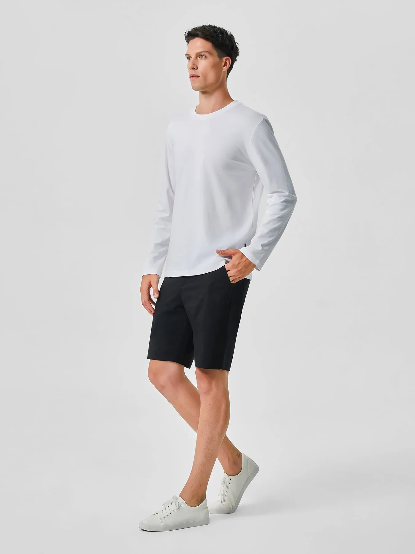 CloudWear 2.0 Straight Hem Long Sleeve Tee sold by Fioboc product image thumbnail 3
