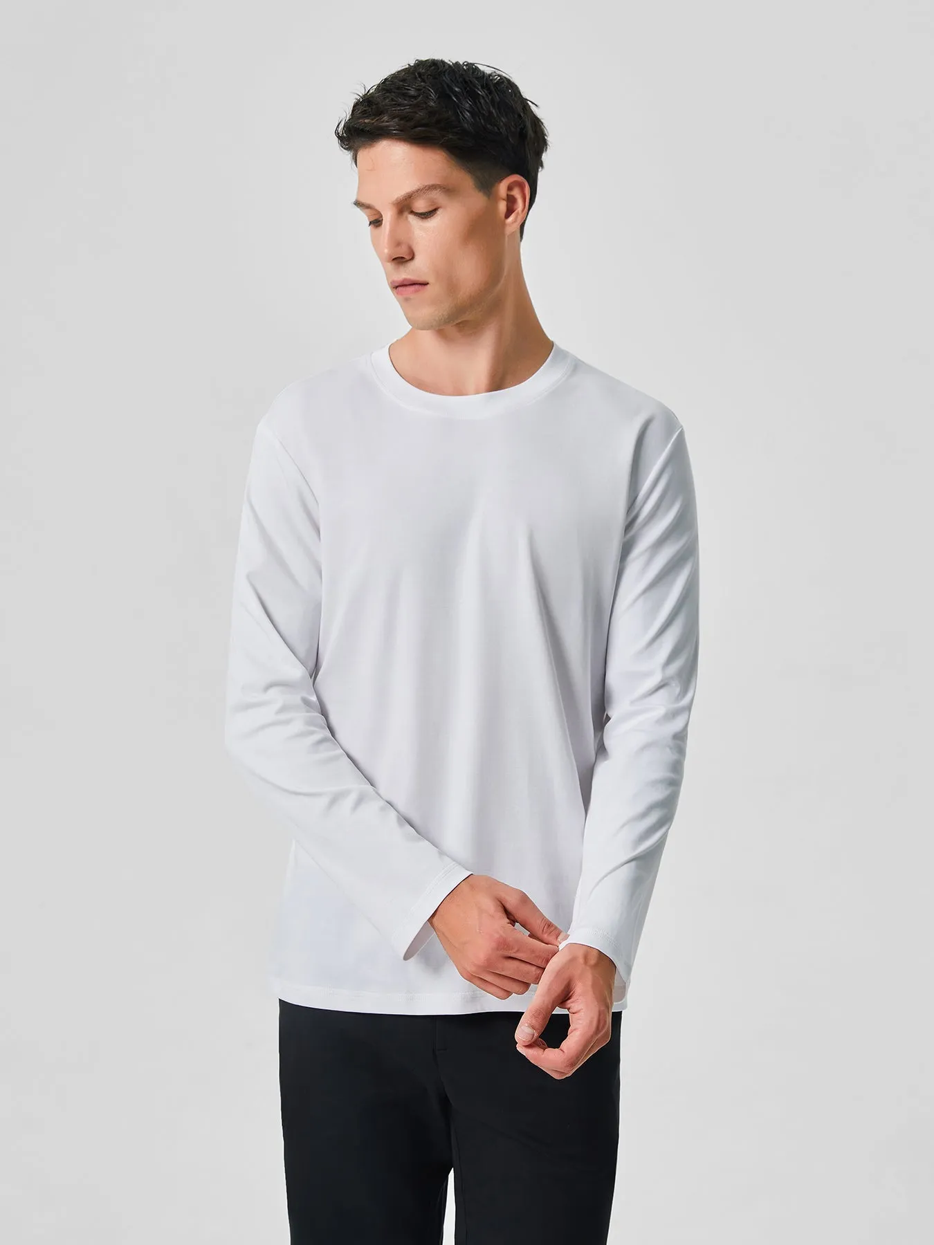 CloudWear 2.0 Straight Hem Long Sleeve Tee sold by Fioboc product image thumbnail 2