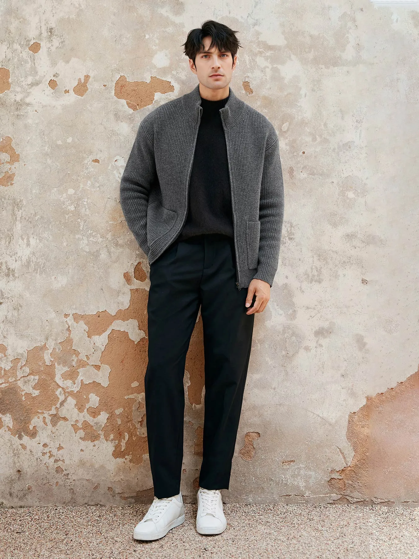 GentleKnit Full Zip Sweater Jacket sold by Fioboc product image thumbnail 3