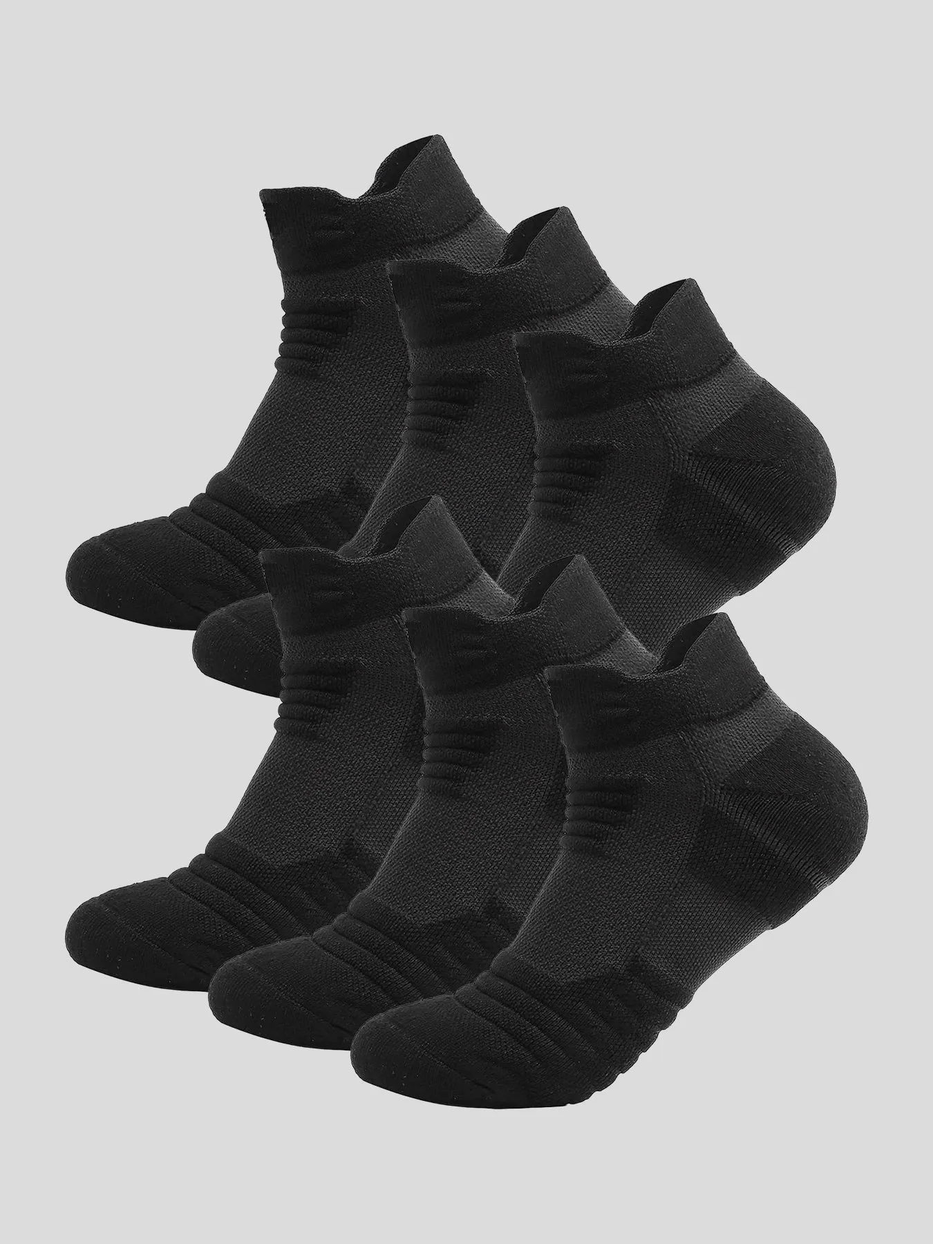 Solid Color Cotton Low Socks 6-Pack sold by Fioboc product image thumbnail 3