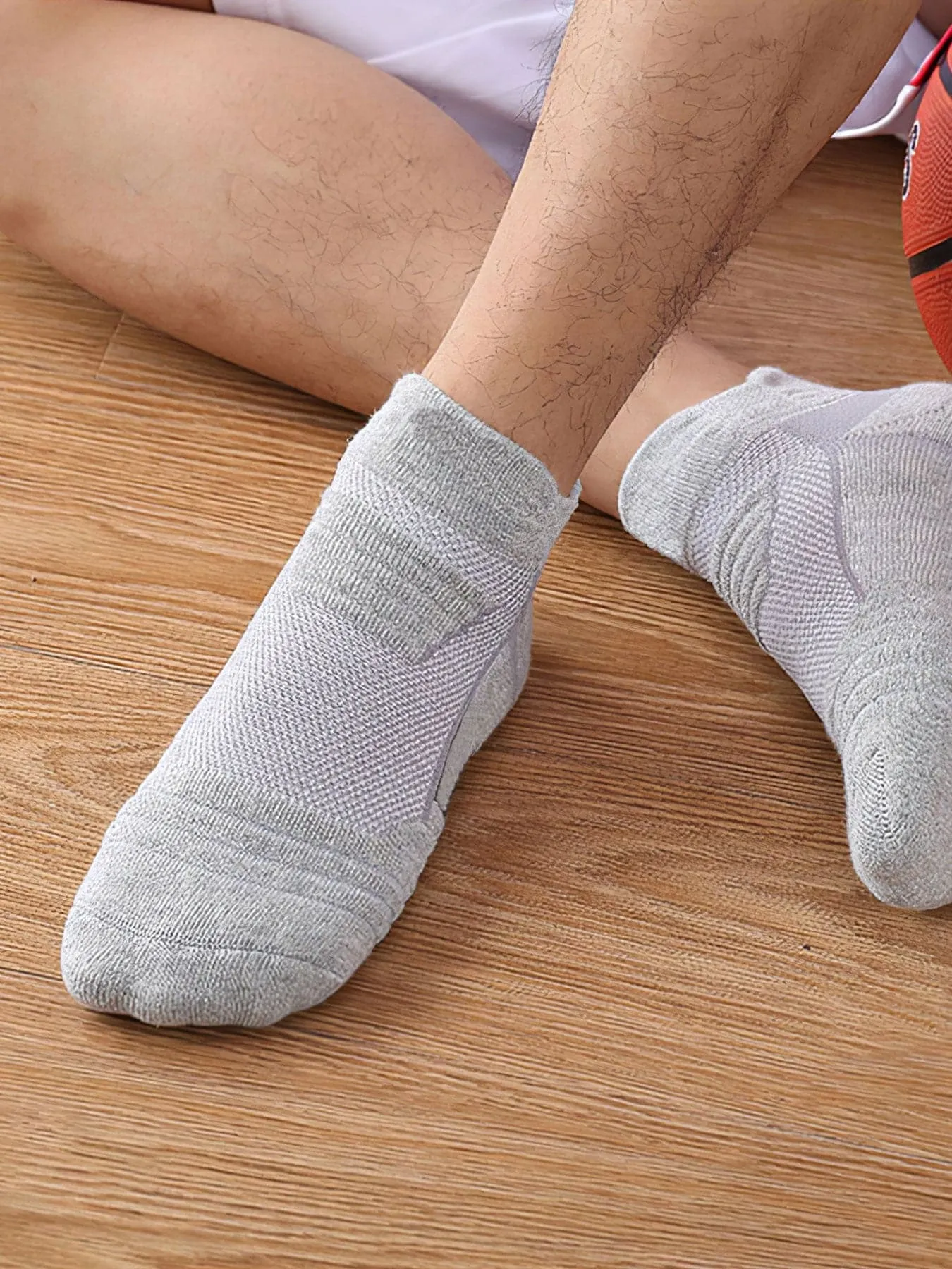 Multicolor Solid Color Cotton Low Socks 6-Pack sold by Fioboc product image thumbnail 4
