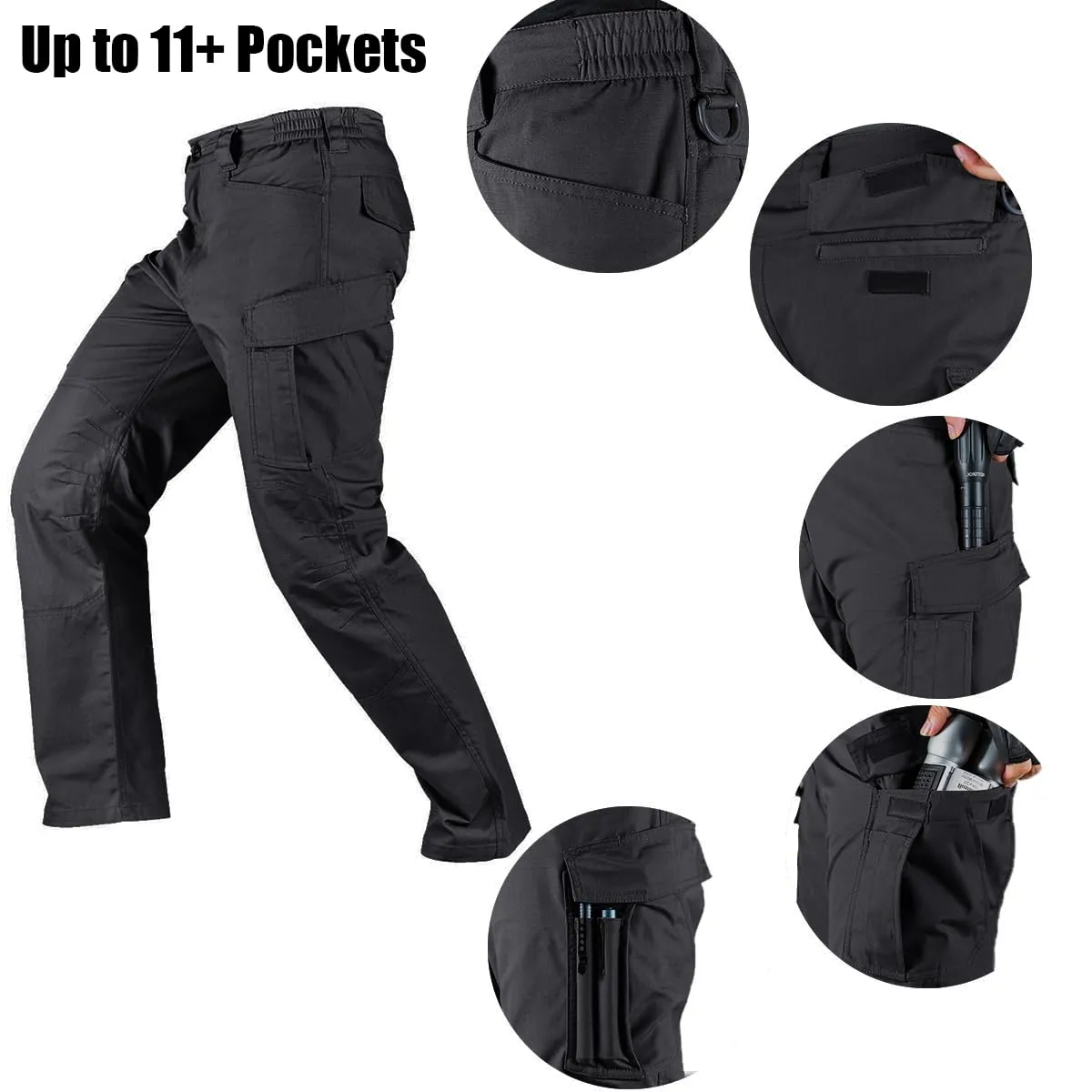 Men's Water Resistant Tactical Cargo Pants sold by Freesoldier product image thumbnail 3