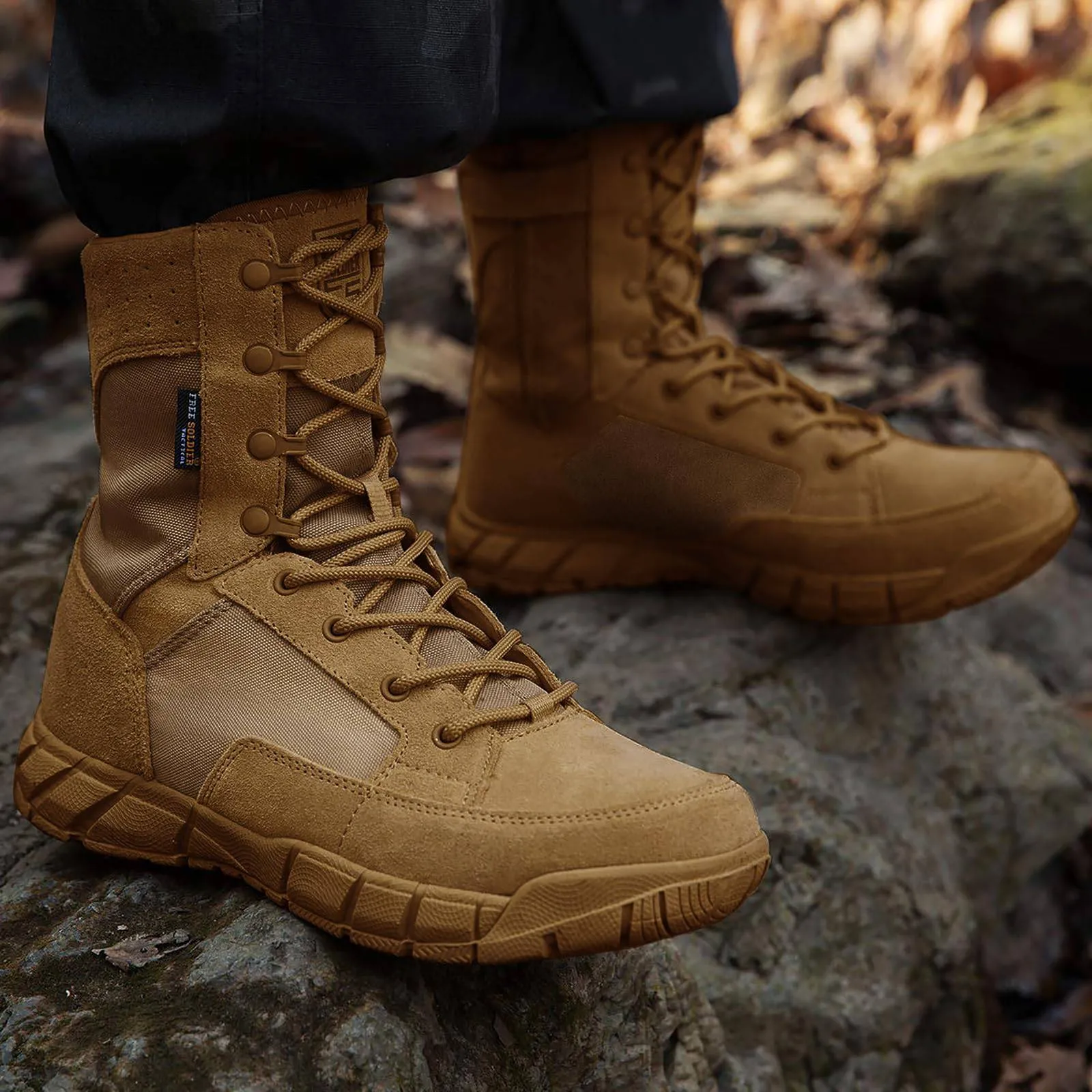 STORM II 8" Men’s Side Zip Military Work Boots sold by Freesoldier product image thumbnail 2