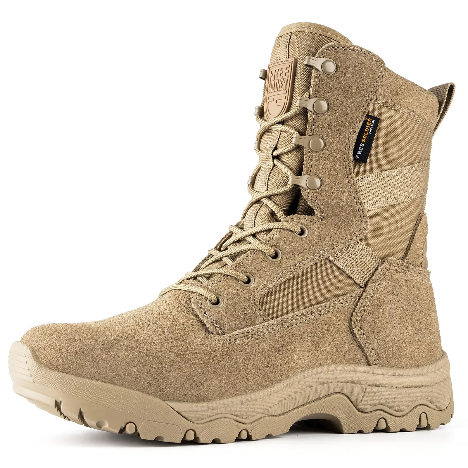 Men‘s Warm Fur Lined Snow Tactical Boots sold by Freesoldier