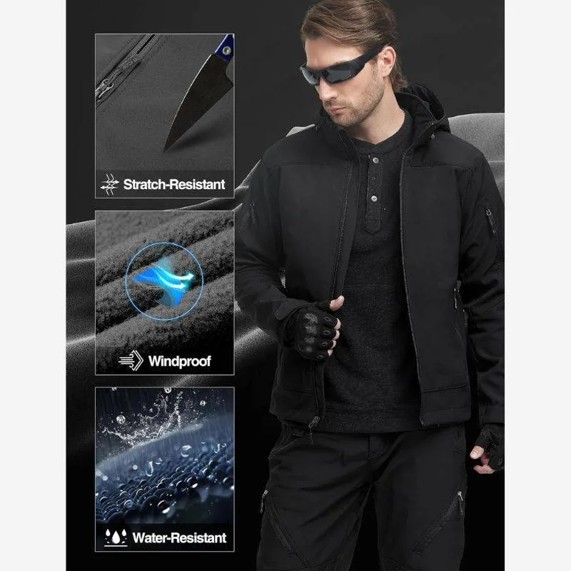 CACHALOT Men's Waterproof Softshell Hiking Jacket sold by Freesoldier product image thumbnail 5