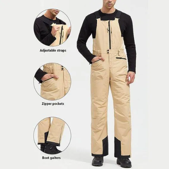 ADVANTURER Men's Insulated Waterproof Bibs Overalls sold by Freesoldier product image thumbnail 3