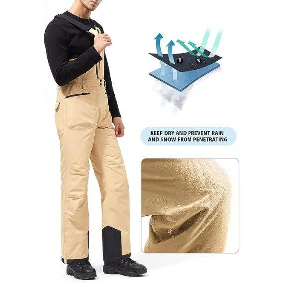 ADVANTURER Men's Insulated Waterproof Bibs Overalls sold by Freesoldier product image thumbnail 4