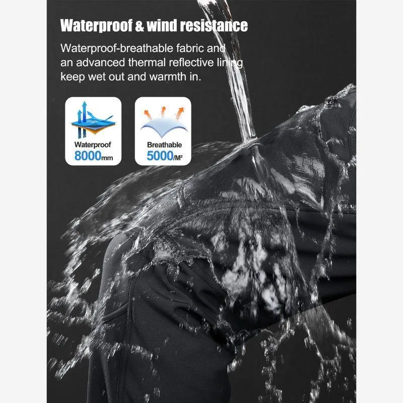 Hurricane Men‘s Waterproof Softshell Snow Ski Pants sold by Freesoldier product image thumbnail 4