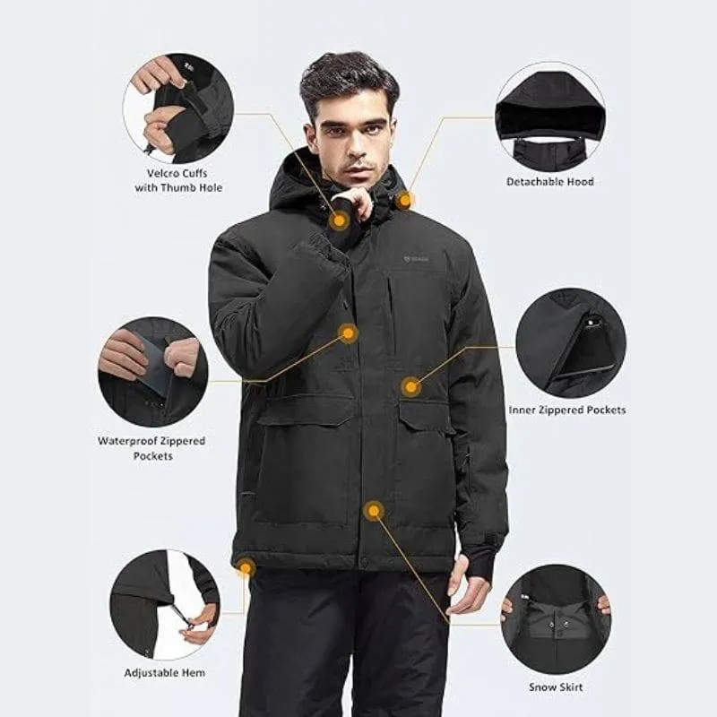 TRACK Men's Warm Waterproof Snow Ski Jacket sold by Freesoldier product image thumbnail 4