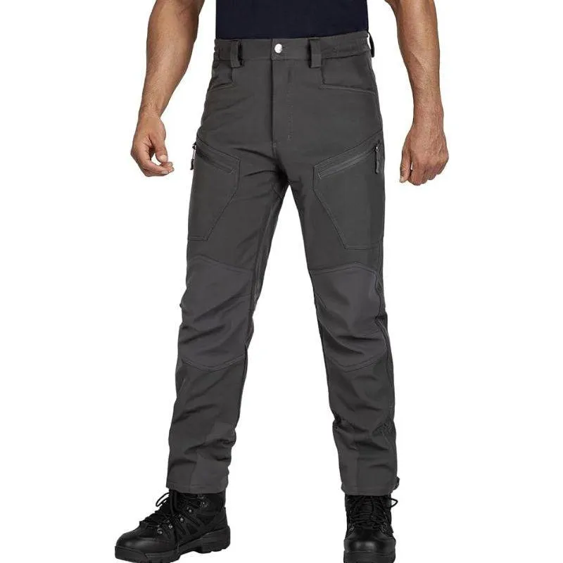 WHALE Men's Softshell Fleece Lined Snow Pants sold by Freesoldier product image thumbnail 2
